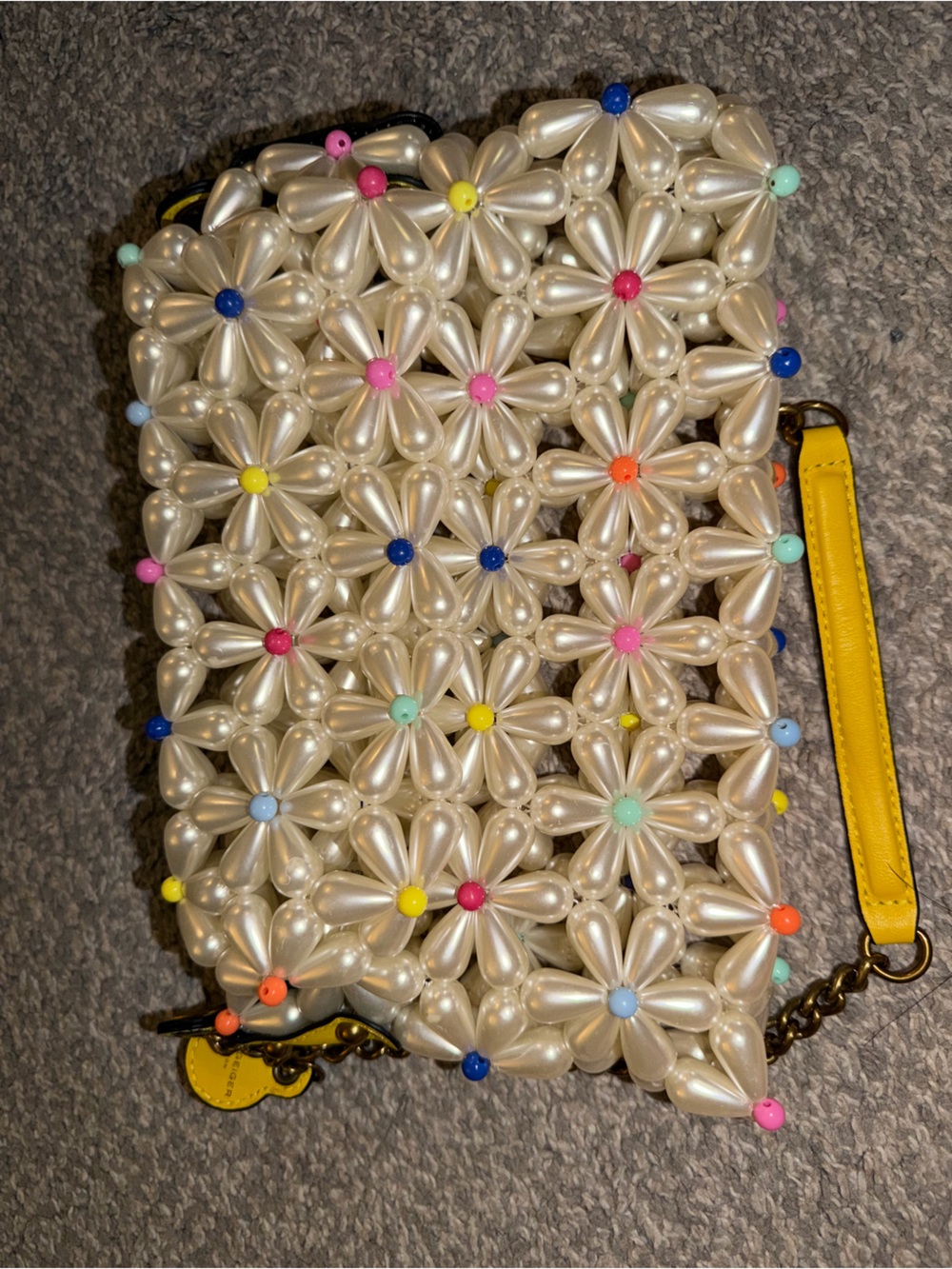 Kurt Geiger London Kensington Beaded Shoulder Bag - Picture 5 of 10